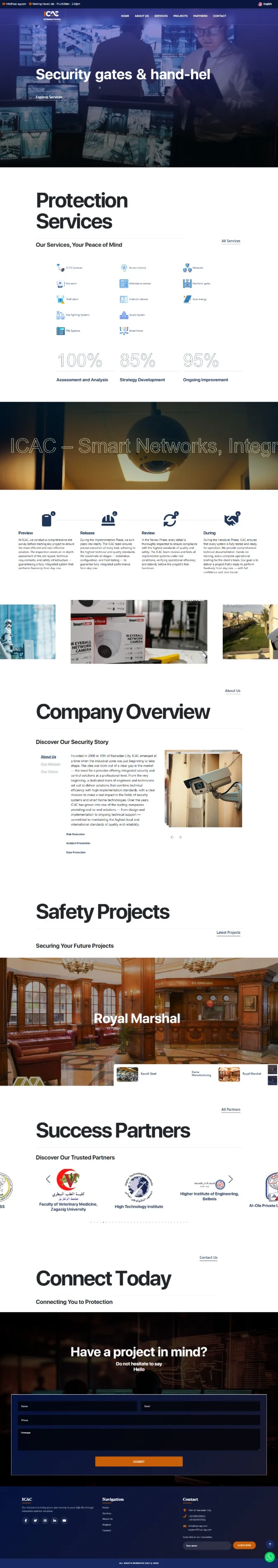 موقع ICAC-EG للخدمات التقنية والأمنية
